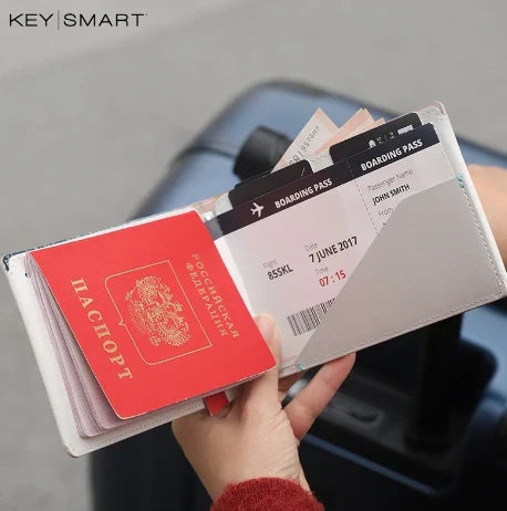 Passport Holder, Travel Ticket Storage Bag, Travel Card Holder