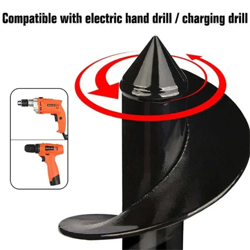 Easy Gardening Auger Spiral Drill Bit