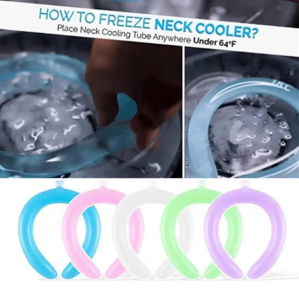 Ice ring neck cooling tube