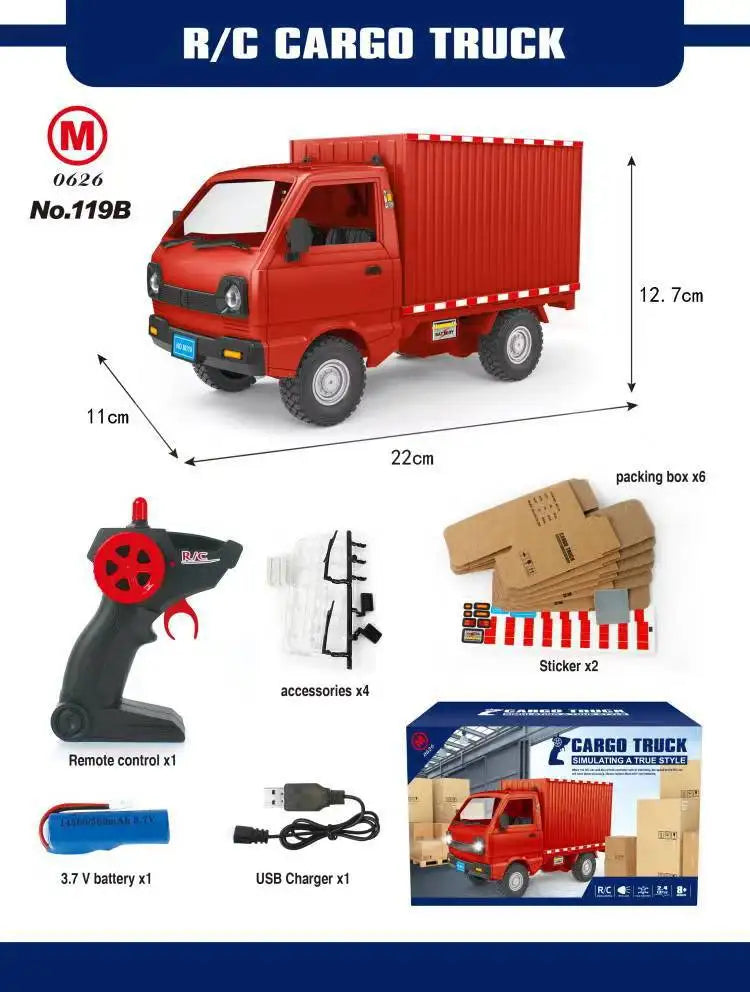 Remote Control Truck Toy Gift For Kids Multicolor