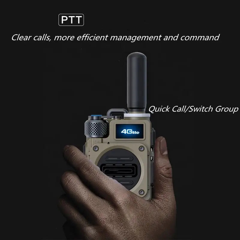 PRO Waterproof & Shock Resistant Walkie-Talkies (2 Pack) - Nationwide PTT, Unlimited Range, No Fees