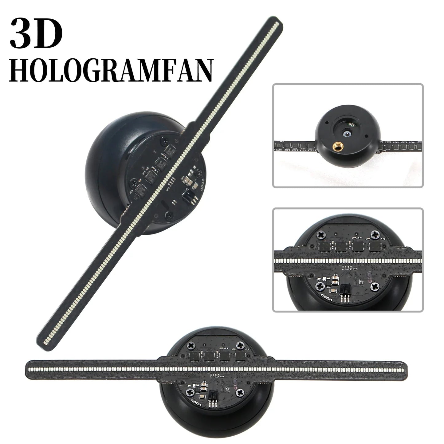 3D Hologram LED Fan Projector