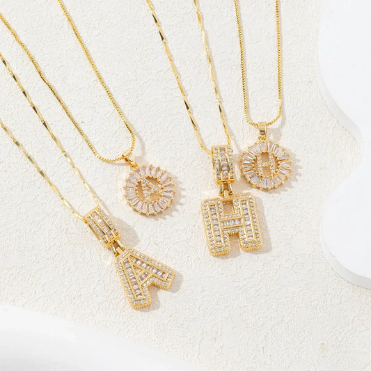 Initial Letter Pendant Necklaces-Best Gift for your friends