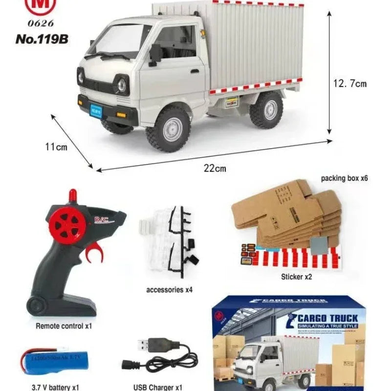 Remote Control Truck Toy Gift For Kids Multicolor