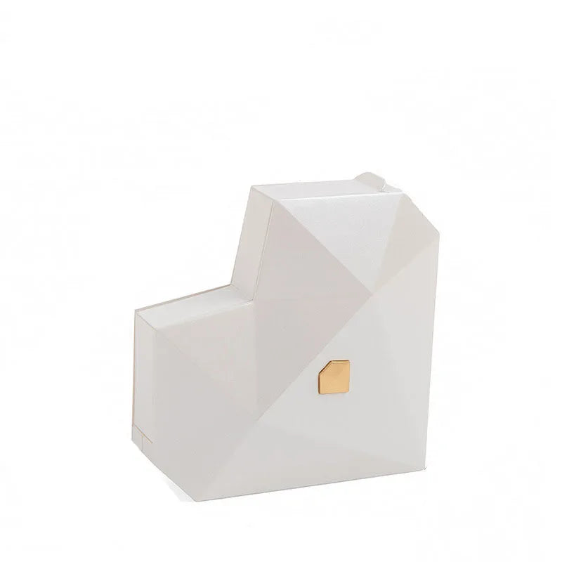 Heart Ring Box with Heart Promise Ring Open Adjustable Ring Multicolor Gift For Lover For Her