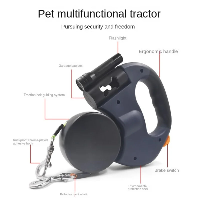 Dual Retractable Dog Leash