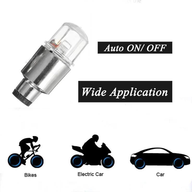 TIRE VALVE CAPS LIGHTS WHEEL LANTERN LIGHTS