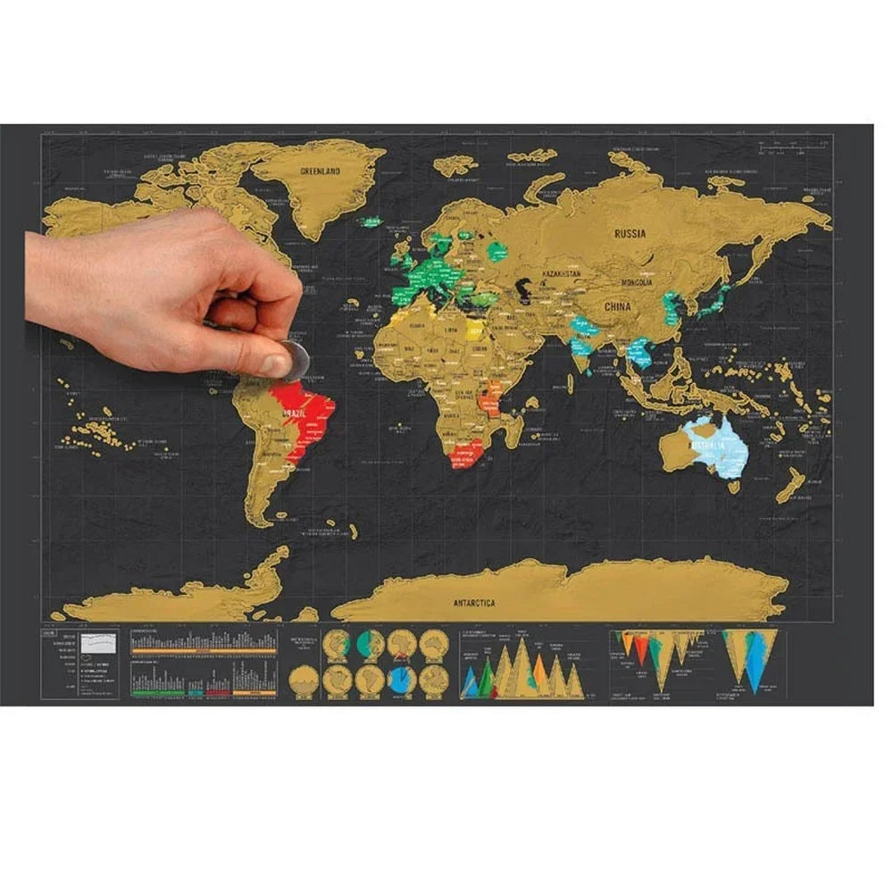 Scratch Map of the World