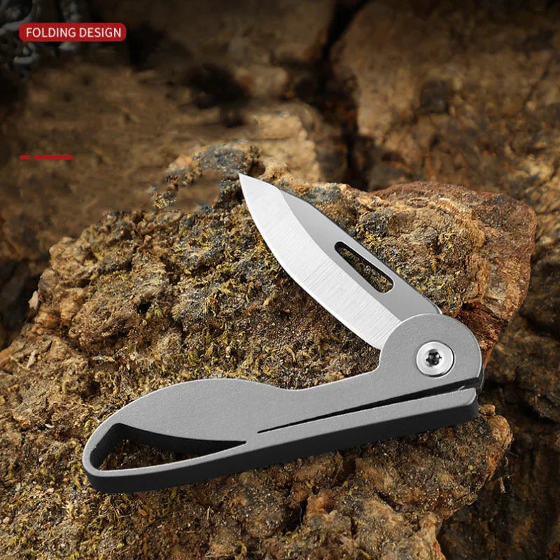 Mini Titanium Alloy Folding Pocket Knife