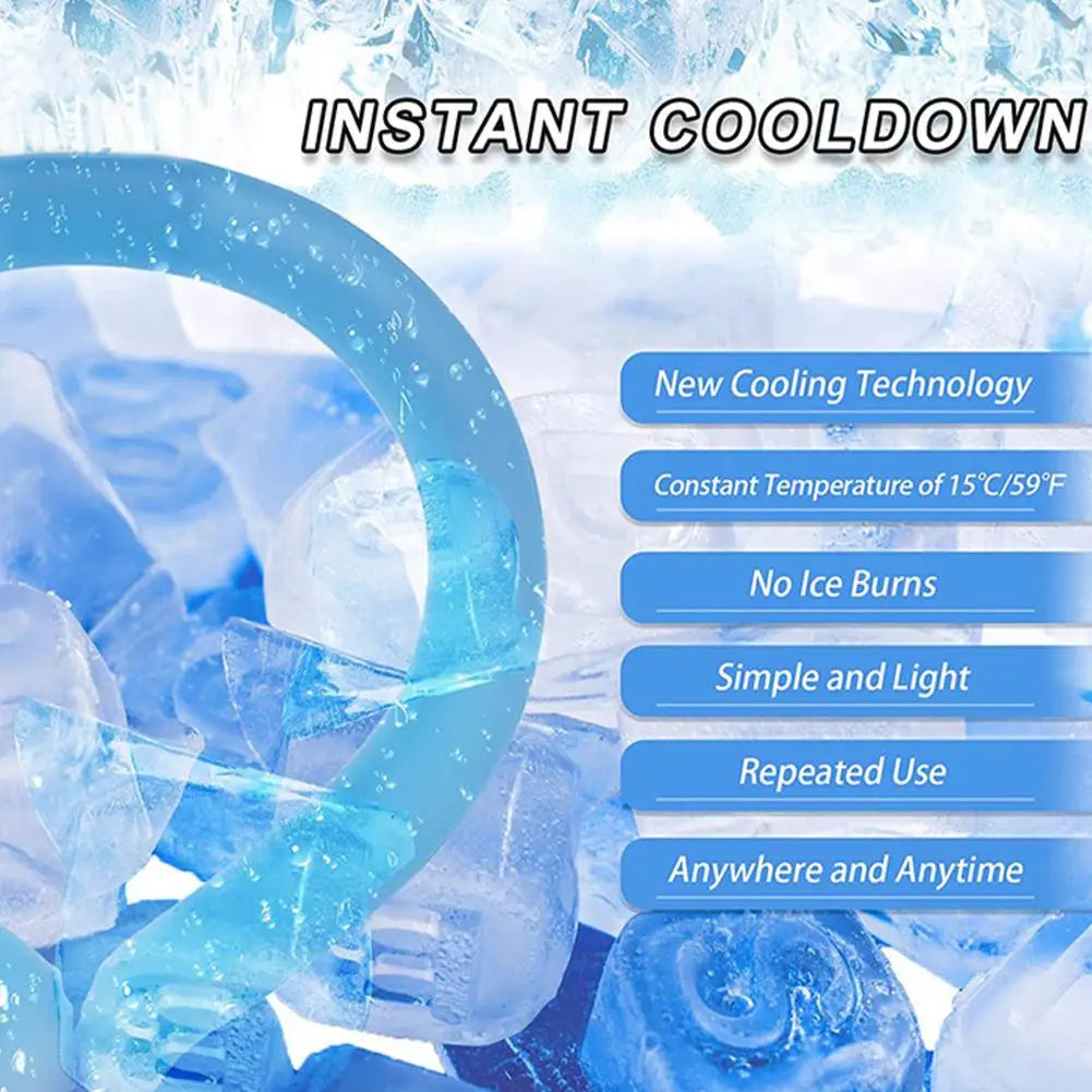 Ice ring neck cooling tube