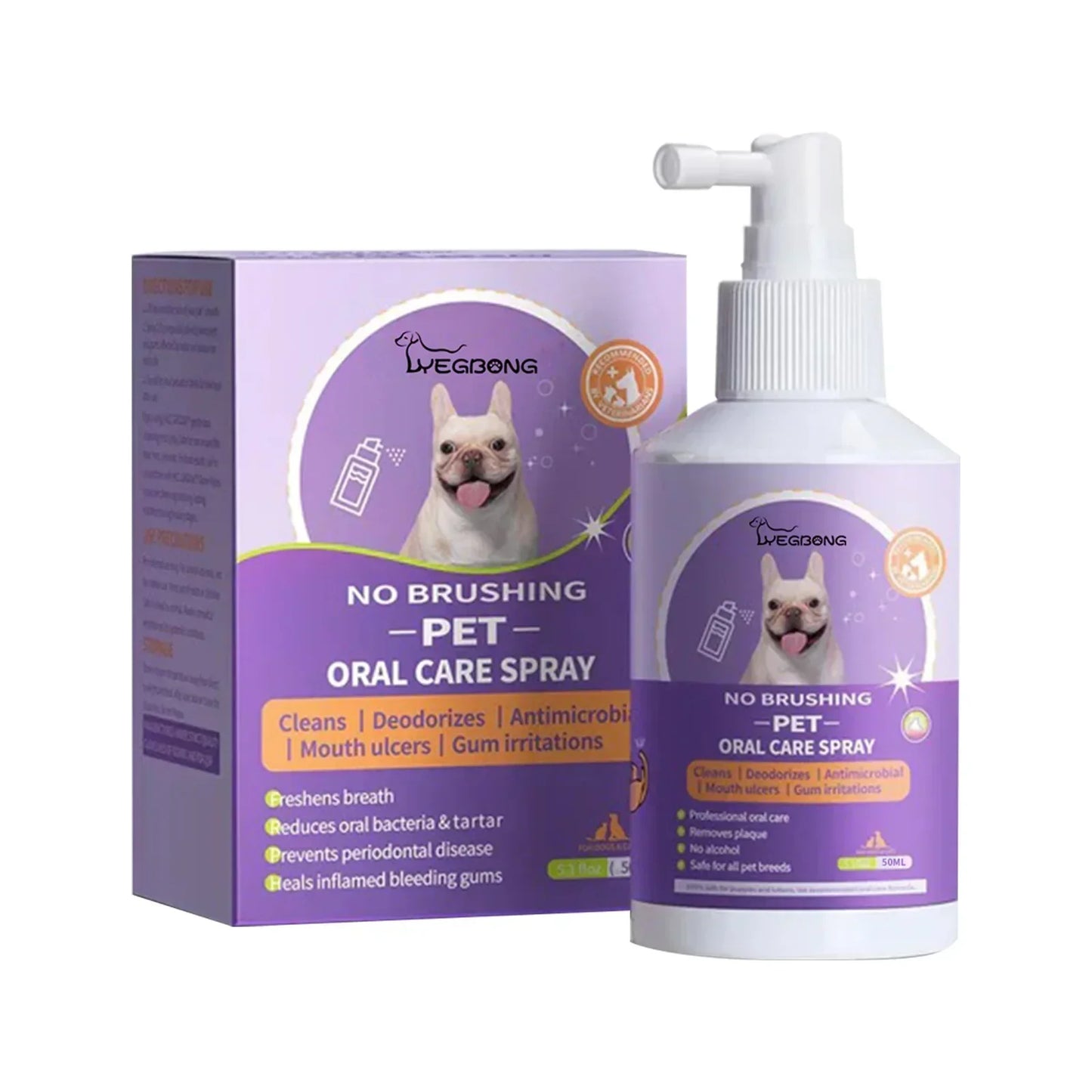 Teeth Cleaning Spray for Dogs & Cats(Buy 1 Get 1 Free)