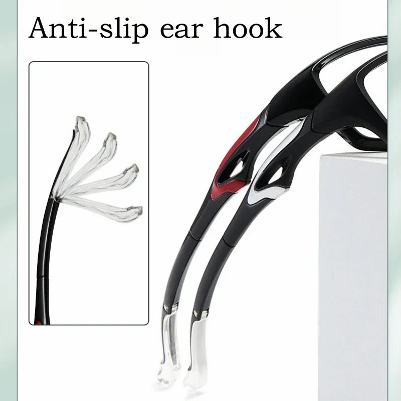 Sport Hollow Adjustable Temples Reading Glasses