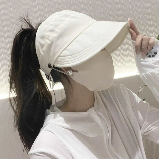 Outdoor UV Protection Hollow Top Sun Hat