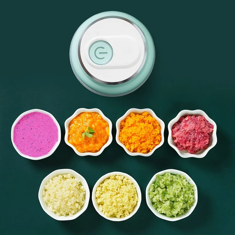 Mini Wireless Electric Garlic Chopper