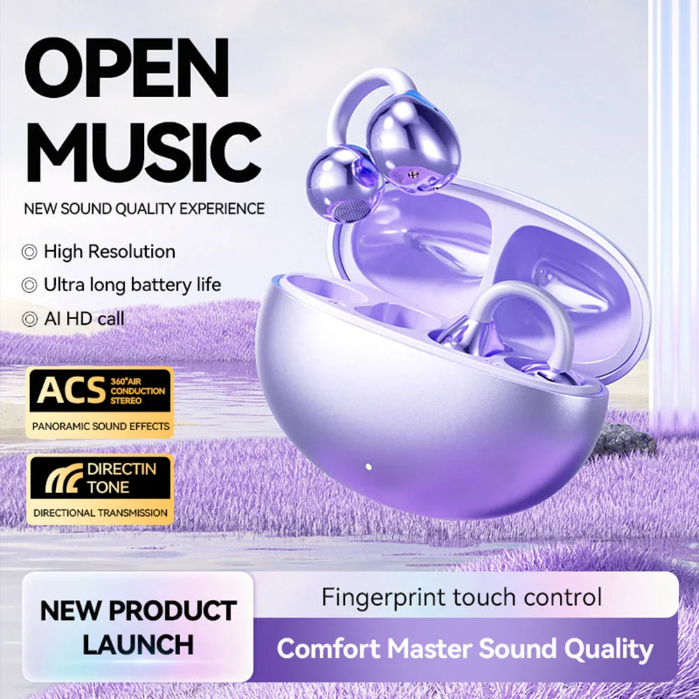 Ear Clip Bluetooth Headphones