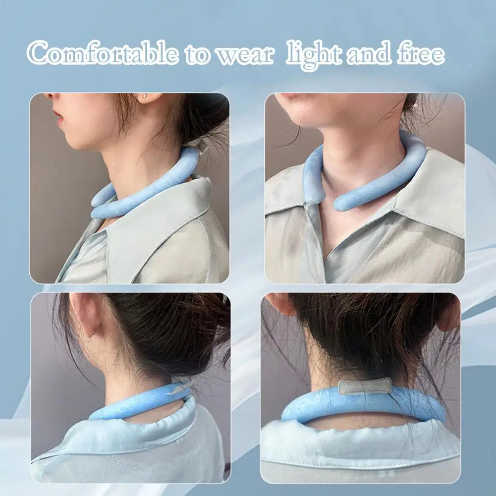 Ice ring neck cooling tube