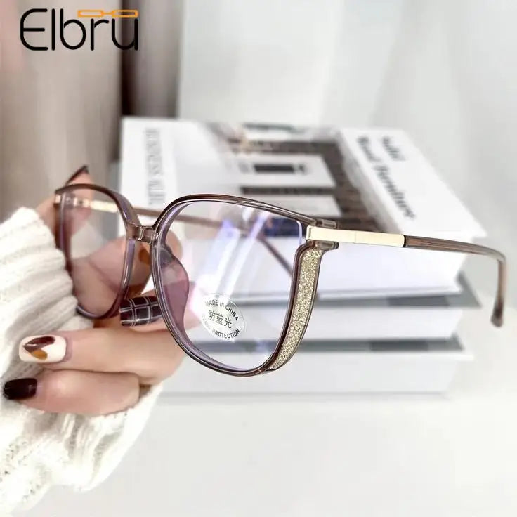WOMEN'S FASHION LARGE FRAME HD ANTI-BLU-RAY READING GLASSES