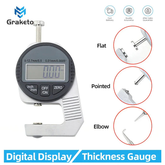 Digital Display Thickness Gauge