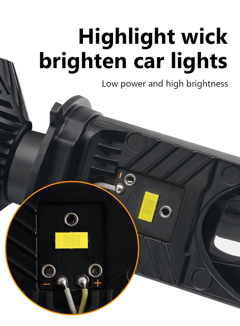 H4 Integrated high and low beam LED headlight (2PCS)