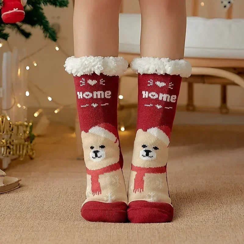 Ultra-thick Cashmere Slipper Home Socks