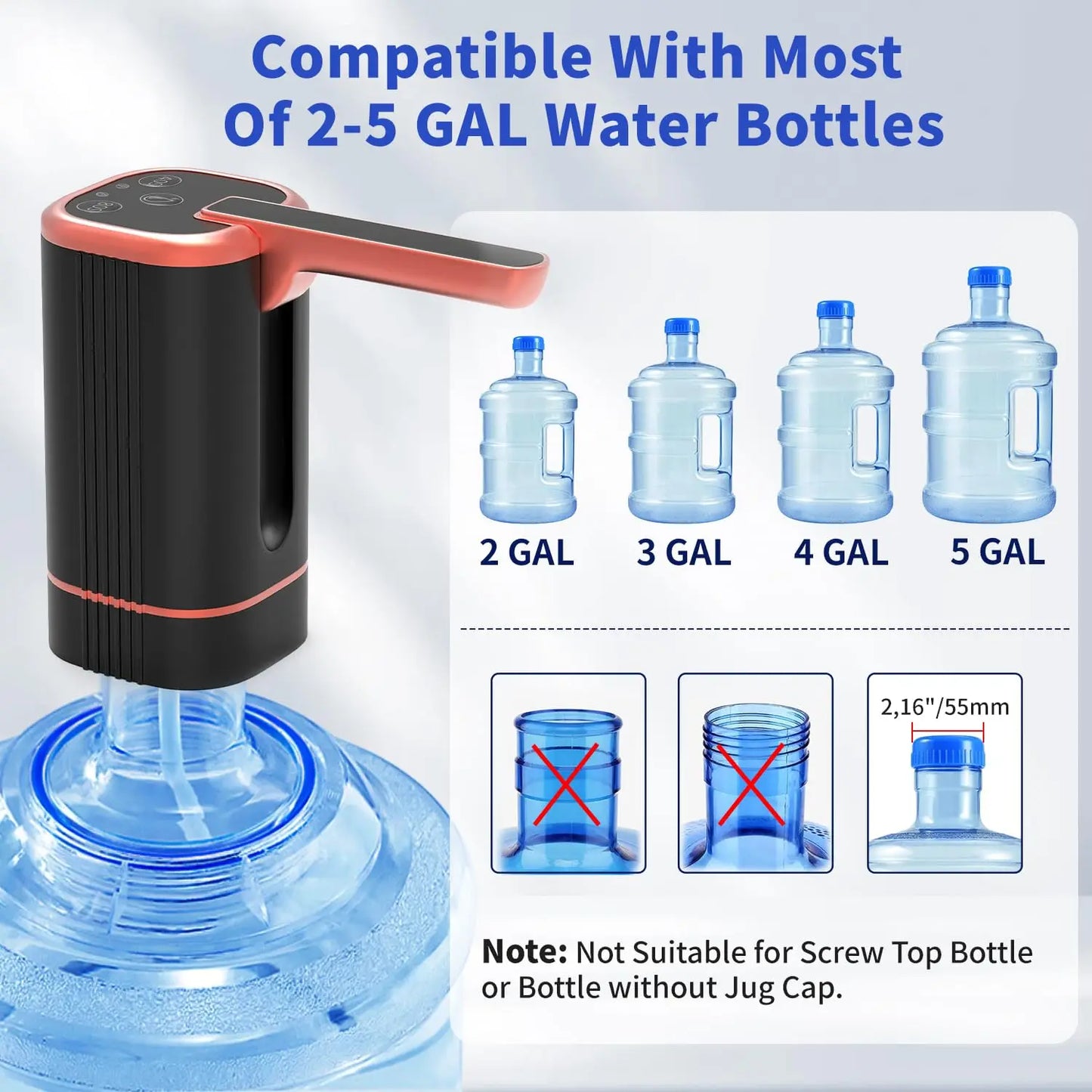 Multi-functional Automatic Water Dispenser Pump