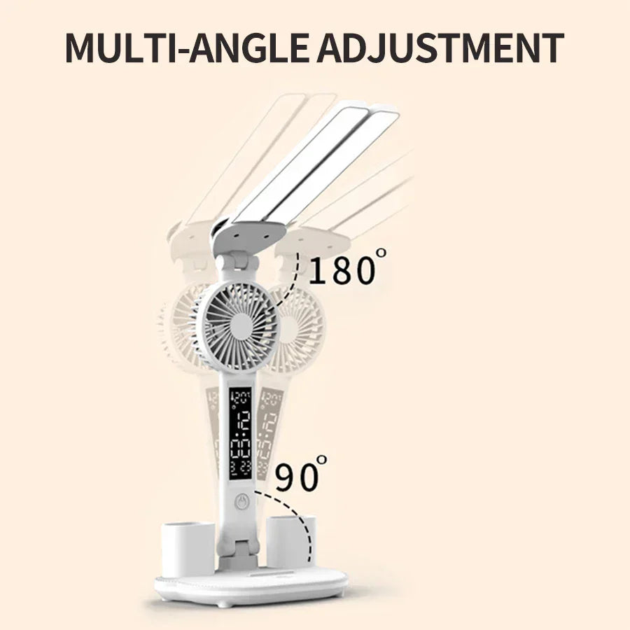 Fan Eye Protection Desk Lamp