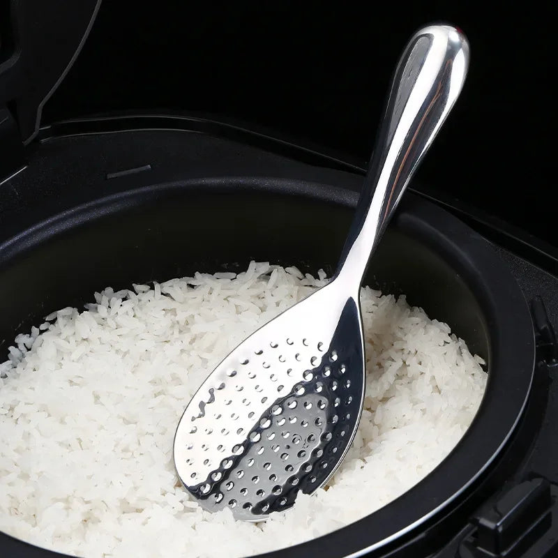 Thickened stainless steel non-stick rice spoon