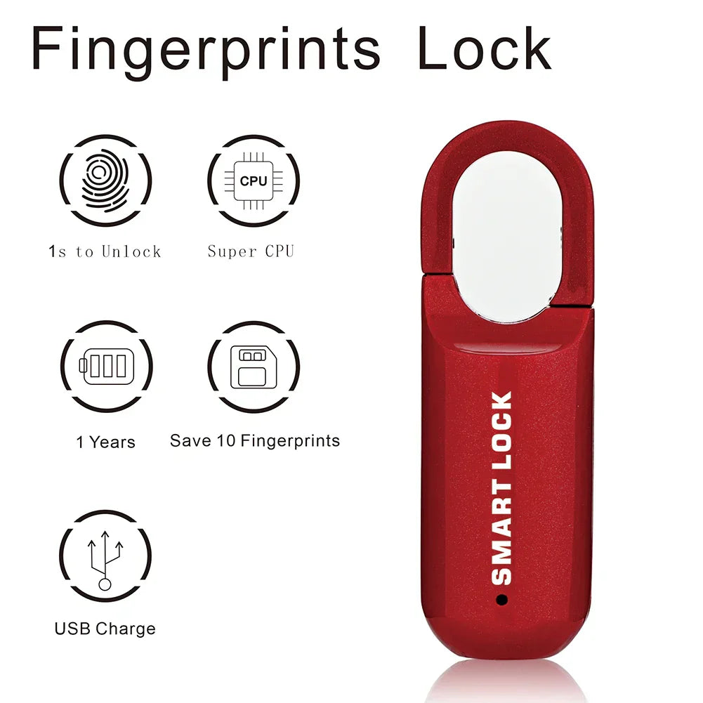 USB Charging Ultra Long Standby Mini Fingerprint Lock