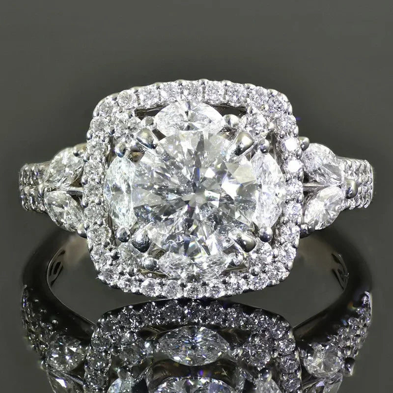💍3 Carat Super Sparkling zircon Ring