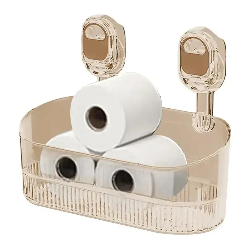 No-Drill Bathroom Suction Storage Box