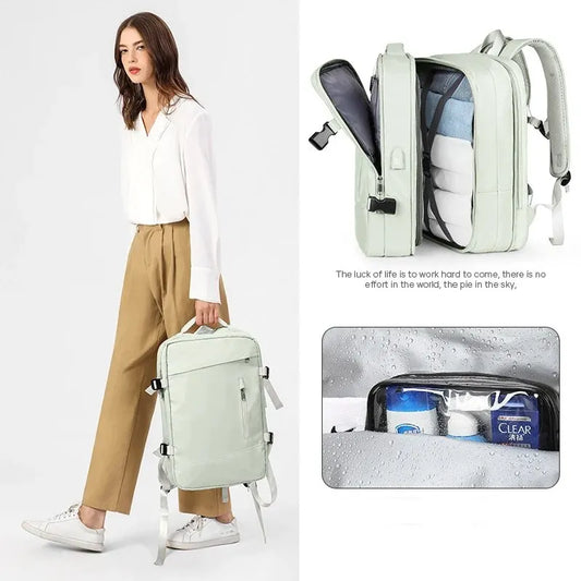 Expandable Travel Backpacks, for 15.6″ Laptop