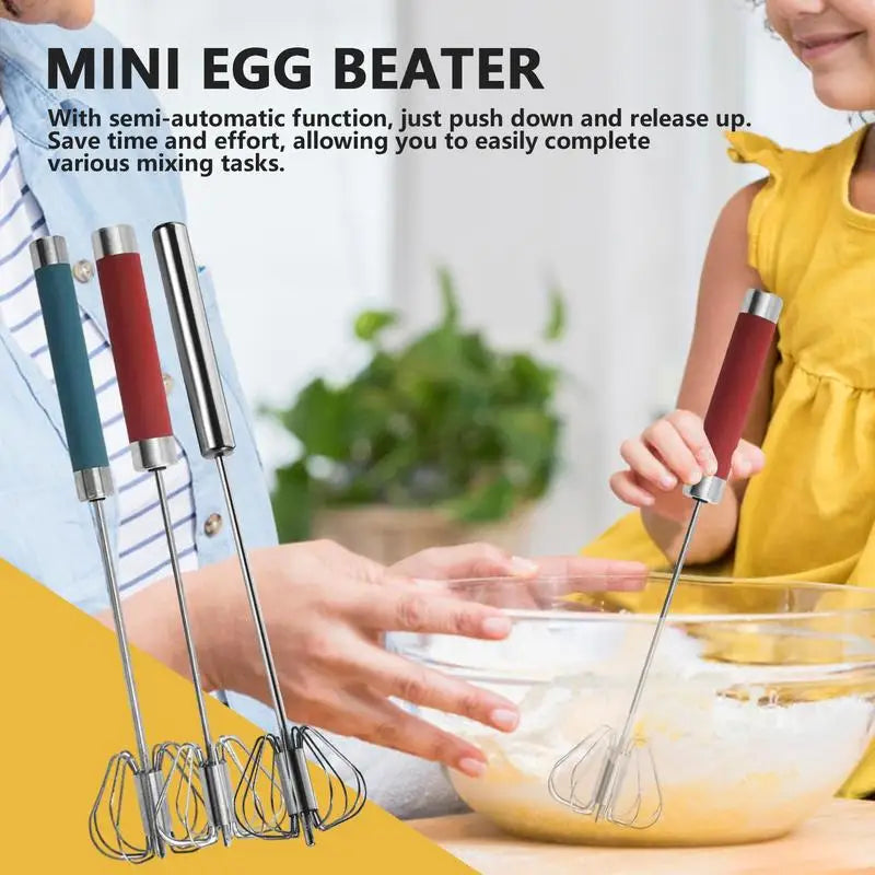 12 inch Stainless Steel Semi-Automatic Whisk