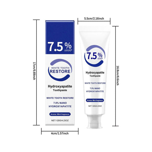 Free Hydroxyapatite Enamel Repairing Breath Freshening Whitening Toothpaste