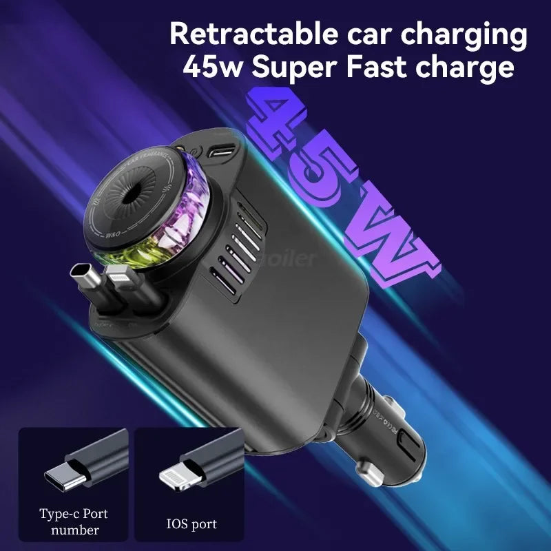 Starlight Retractable Car Charger