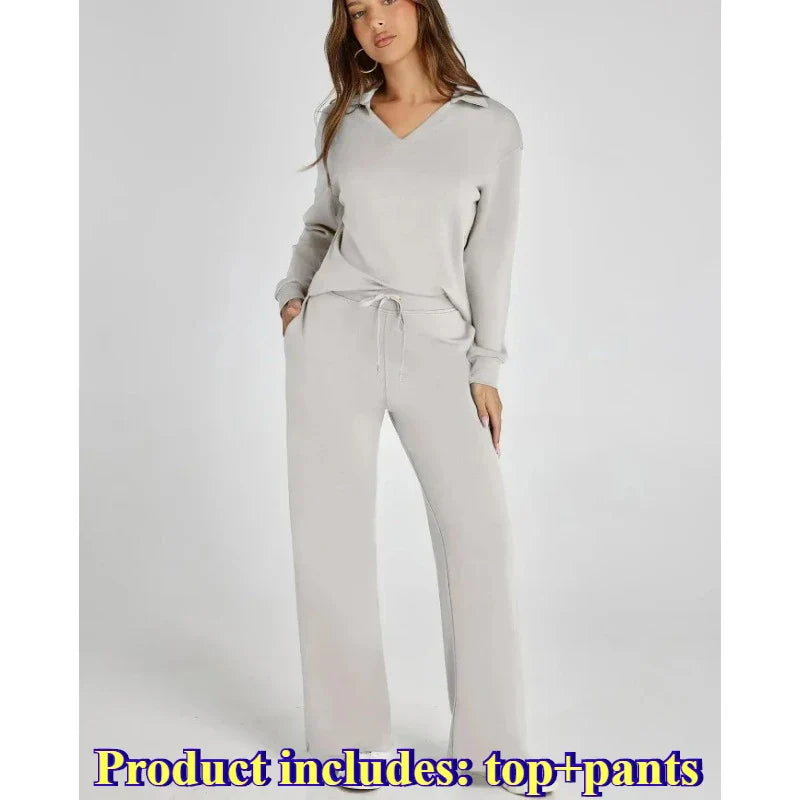 Women's 2 Piece Sets Outfits Casual Long Sleeve Sweatsuits Sets