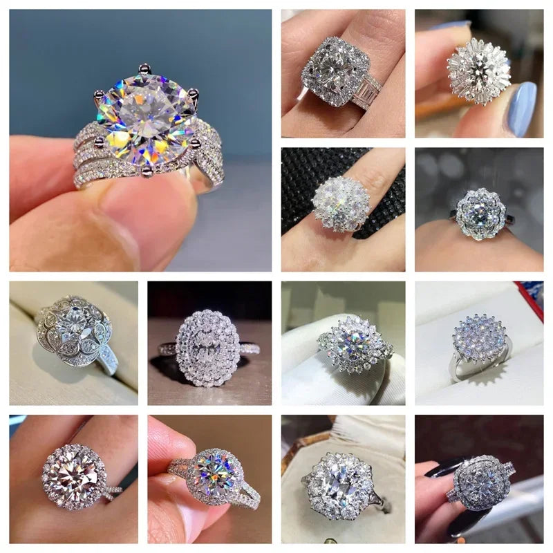 💍3 Carat Super Sparkling zircon Ring