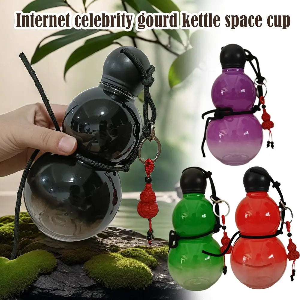 Gourd Water Bottle 30oz Chinese Retro-Inspired