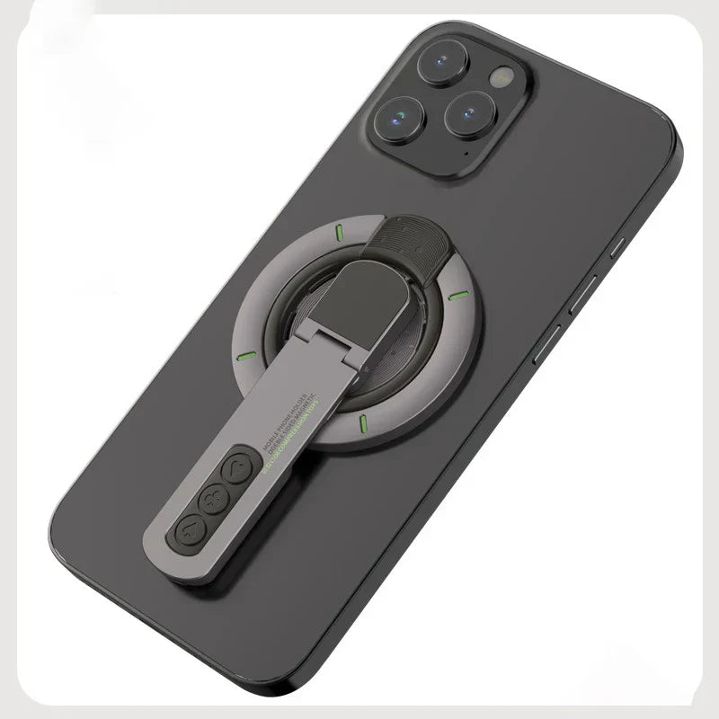 Double-Sided Magnetic Decompression Ring Phone Holder 360° Rotating Silicone Zinc Alloy Ultra-Thin Magnetic Phone Holder