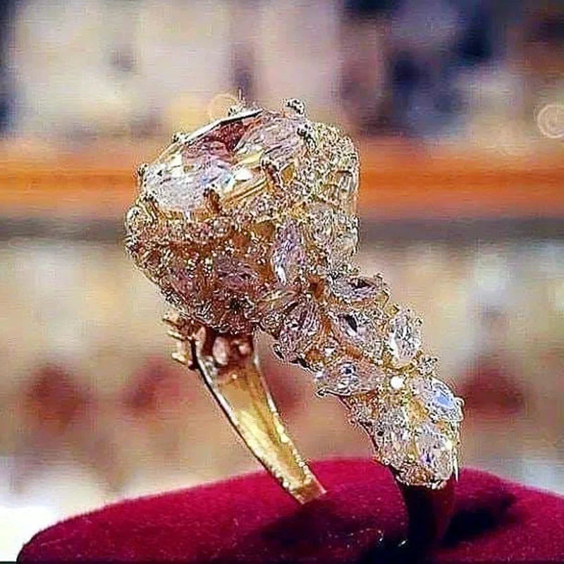 💍3 Carat Super Sparkling zircon Ring