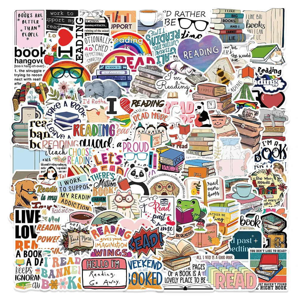Set of 130 Pcs Funny Saying Stickers