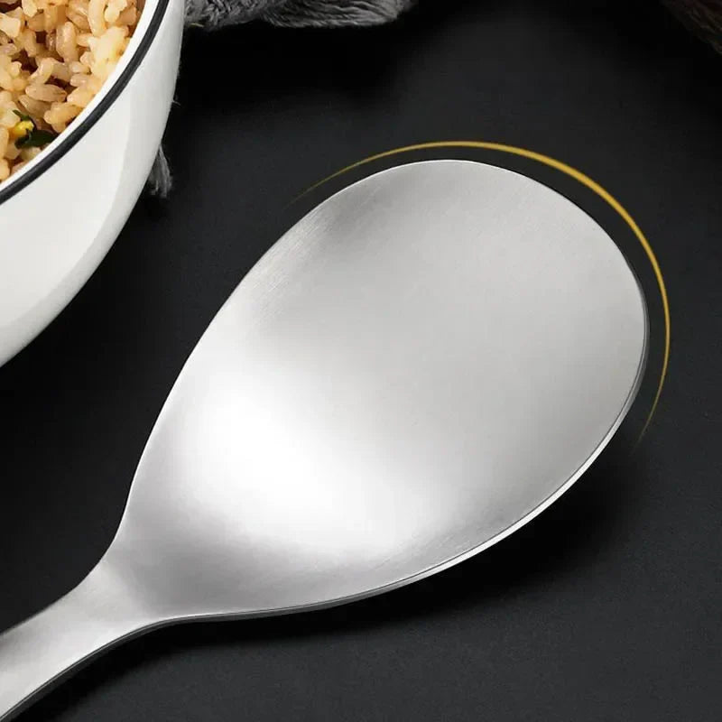Thickened stainless steel non-stick rice spoon