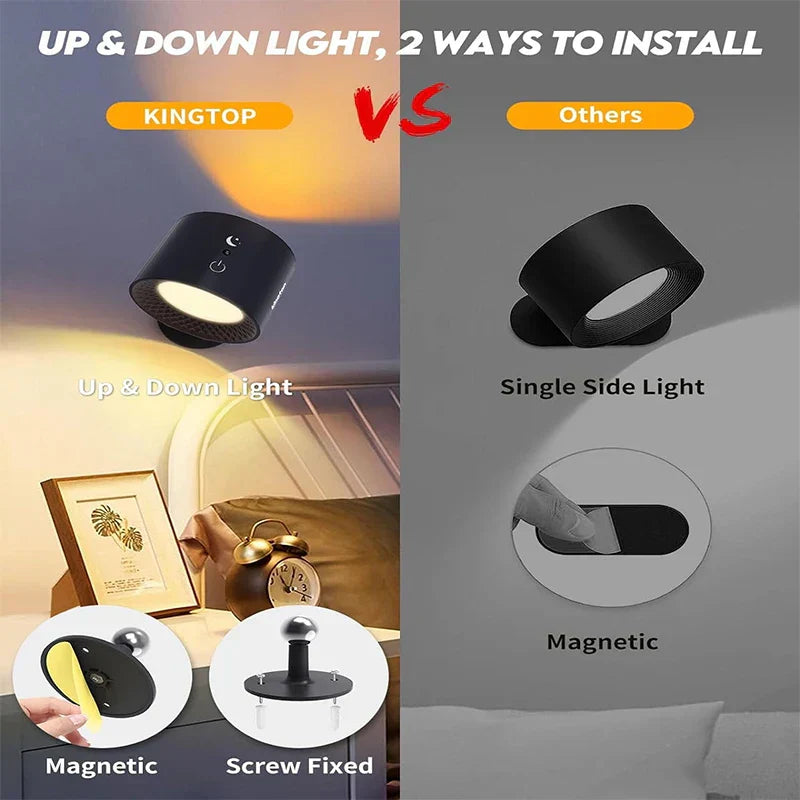 infinite led wall light