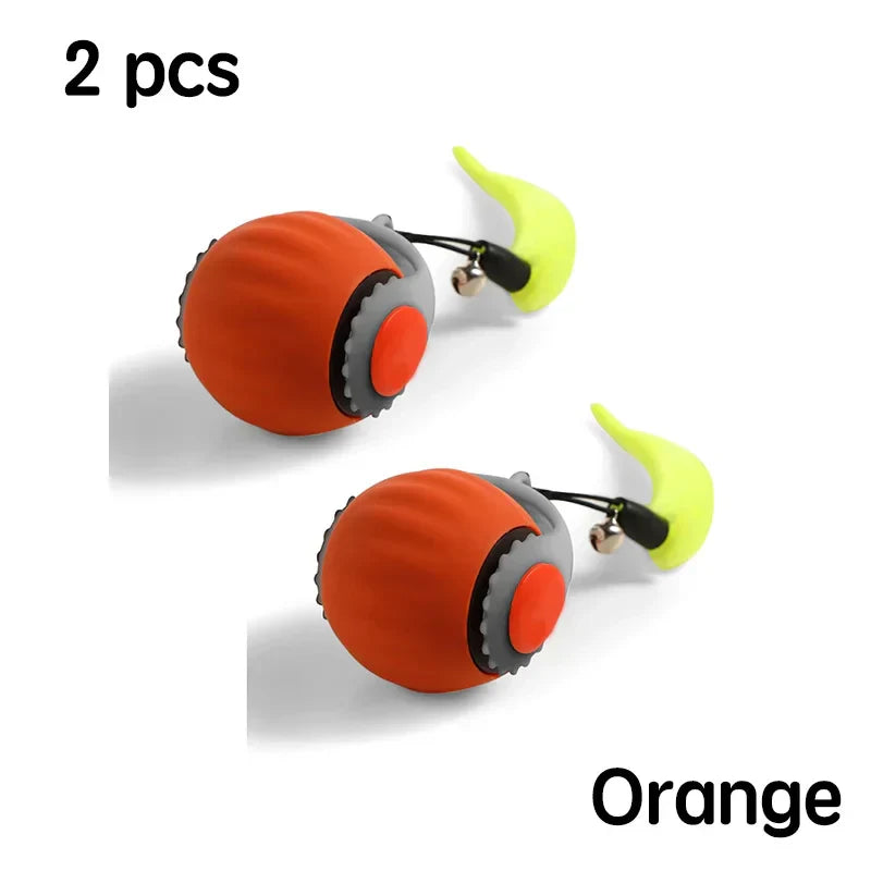Speedy Tail 2.0 - Interactive Electric Rolling Ball with Teasing Tail – Smart Cat Toy for Indoor & Outdoor Fun