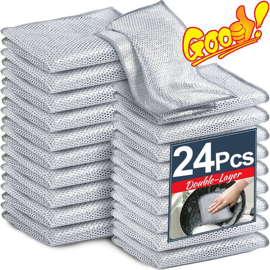 Non Scratch Wire Dishcloth for Wet and Dry