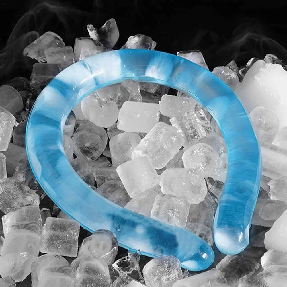 Ice ring neck cooling tube