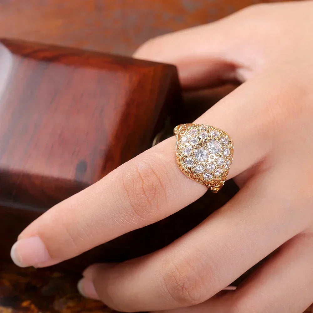 💍3 Carat Super Sparkling zircon Ring