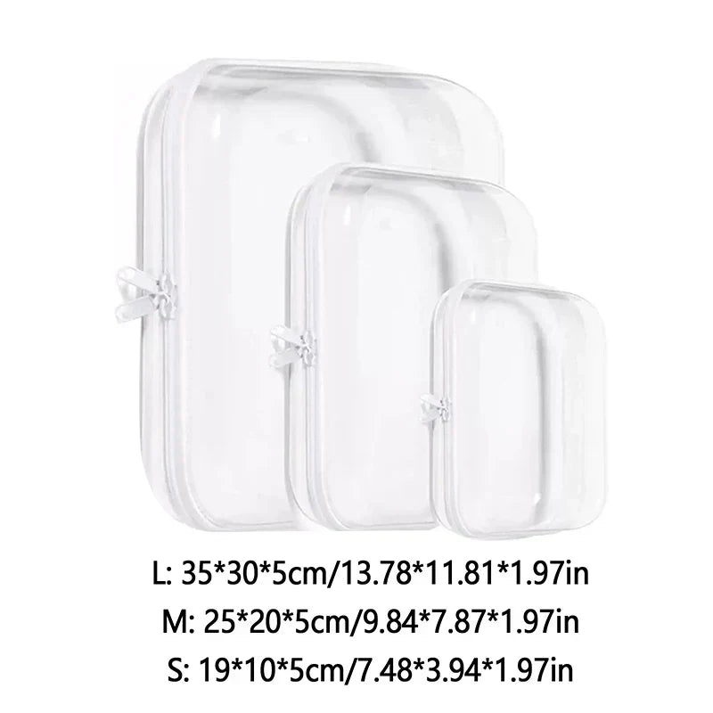 Zippered Transparent Cases