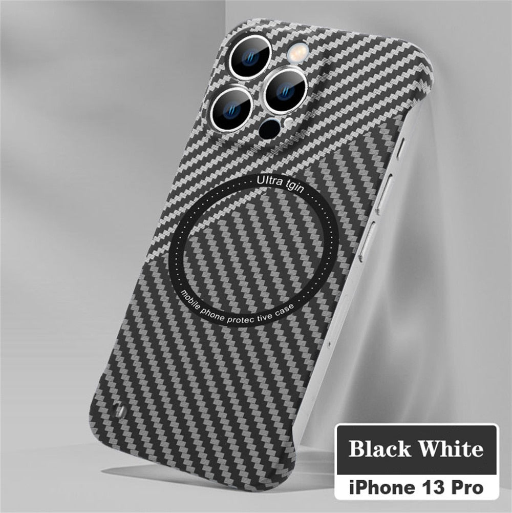 iPhone 12/13 Carbon Fiber Magnetic Case