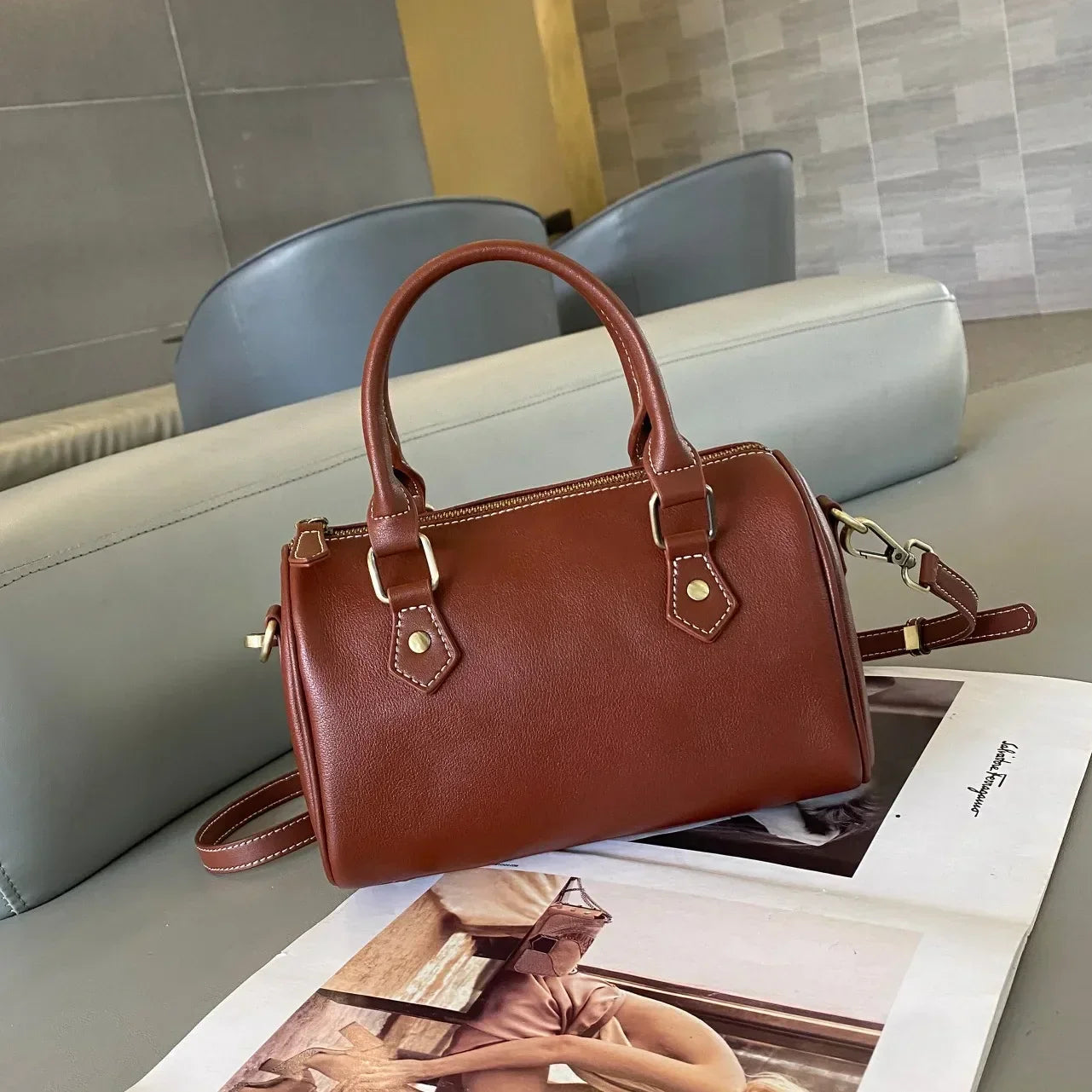 Mini Satchel Crossbody Bag
