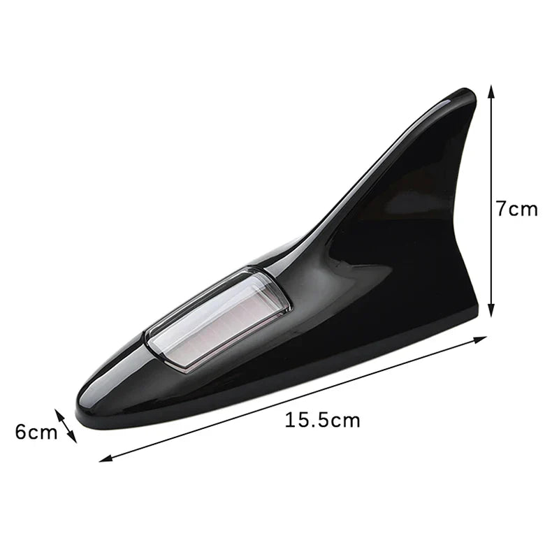 Shark Fin Solar Warning Light for Car